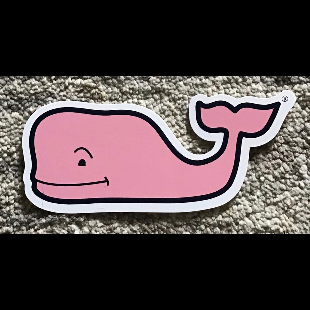 Vineyard Vines Whale Sticker (small)
